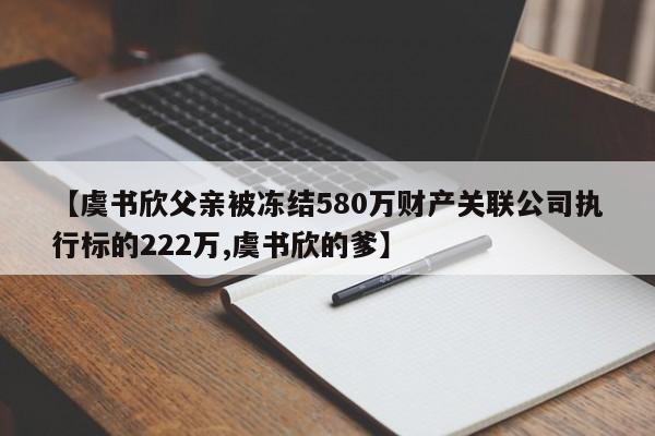 【虞书欣父亲被冻结580万财产关联公司执行标的222万,虞书欣的爹】
