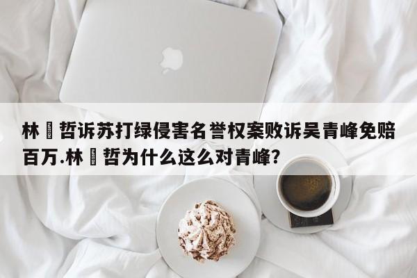 林暐哲诉苏打绿侵害名誉权案败诉吴青峰免赔百万.林暐哲为什么这么对青峰？
